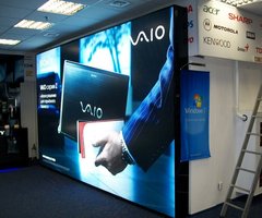 световые панели из баннерной ткани 1