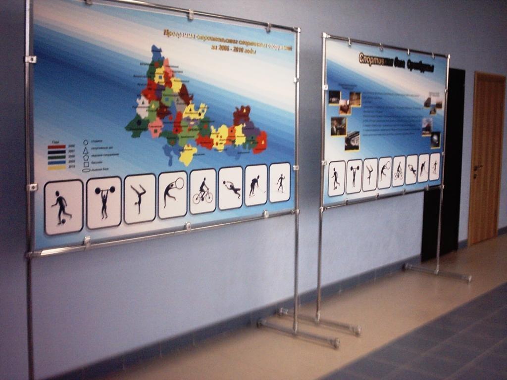 Напольные стенды для картин